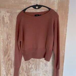 Theory cropped cashmere sweater